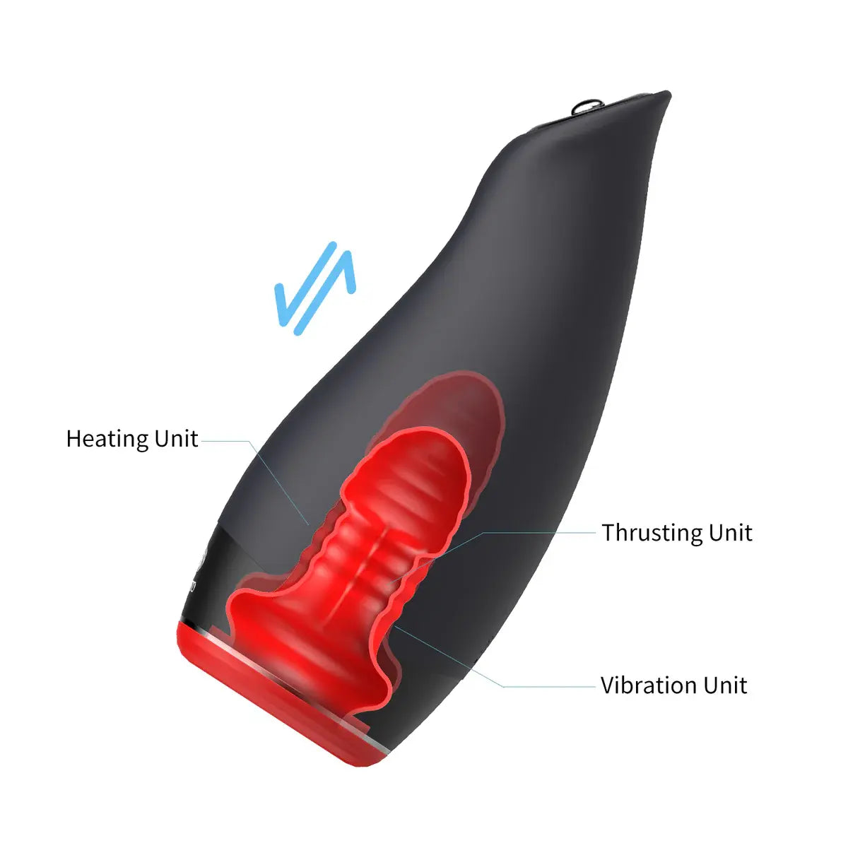 XV9: Heated Blowjob Machine with Joystick Control, Thrusting & Vibration