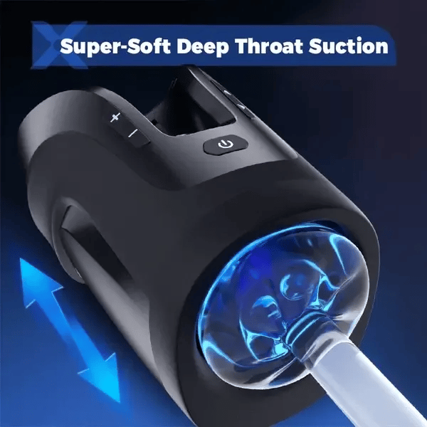 Leten Cannon King Mini Auto Stroker with controls for thrusting and suction intensity.