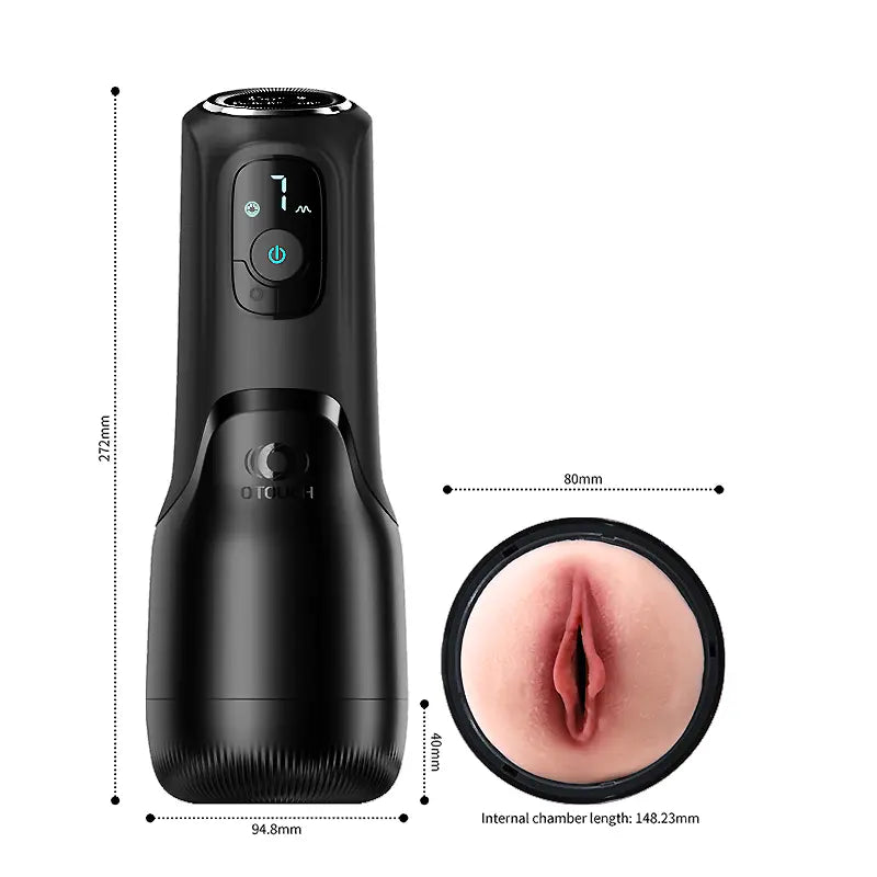 XS7: Male Masturbator with Gen 2 Contraction, Suction & OLED Control