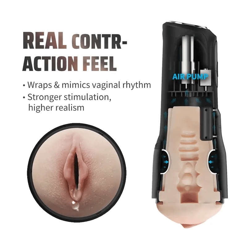 XS7: Male Masturbator with Gen 2 Contraction, Suction & OLED Control