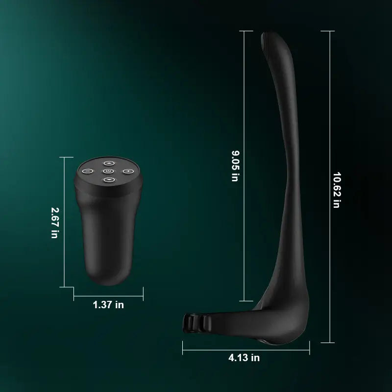 PR4: Adjustable Vibrating Cock Ring with 10 Vibration Modes & Prostate Stimulator