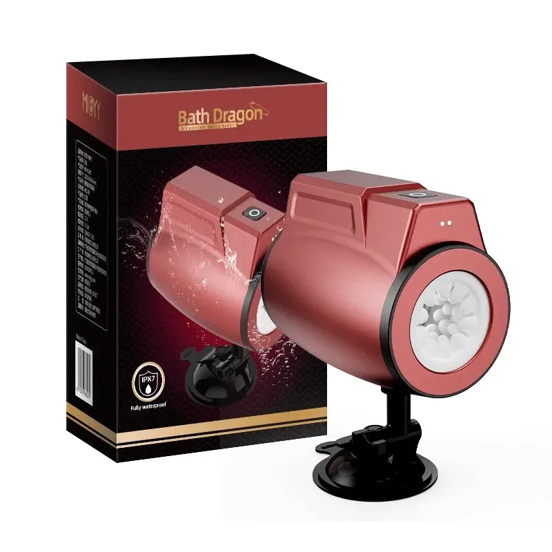 XR7: Dual-end Rotating Thrusting Vibrating Blow Job Stroker
