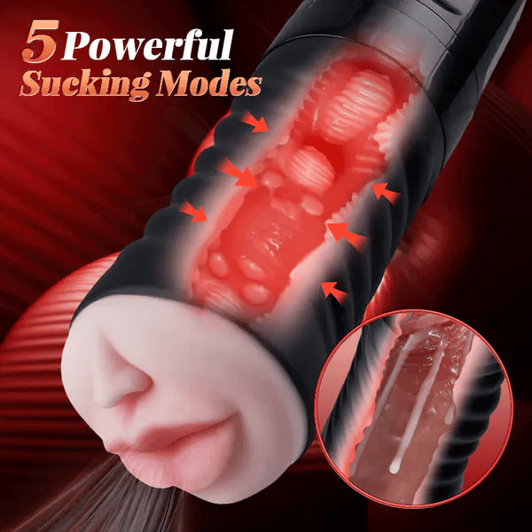 XV5: Blowmotion Suction Vibrating Oral Male Masturbator