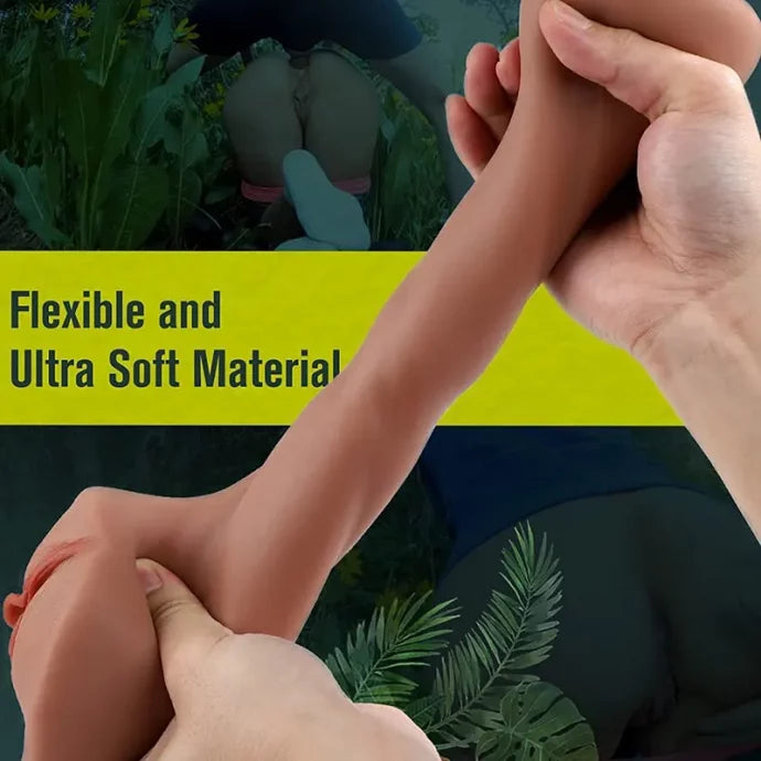 Luna: 3D Channel Textured Cheap Pocket Pussy