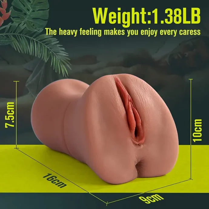 Luna: 3D Channel Textured Cheap Pocket Pussy