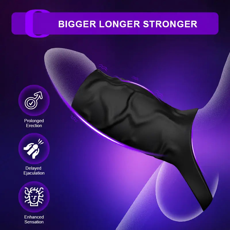 PR11: Cock Ring Sleeve with 10 Vibration Modes
