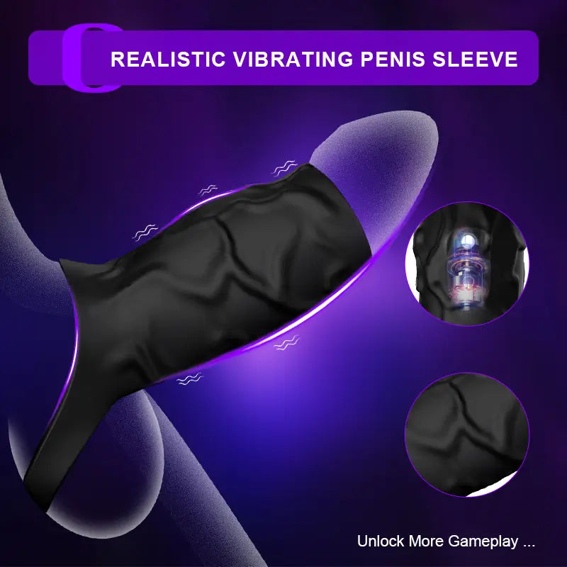 PR11: Cock Ring Sleeve with 10 Vibration Modes
