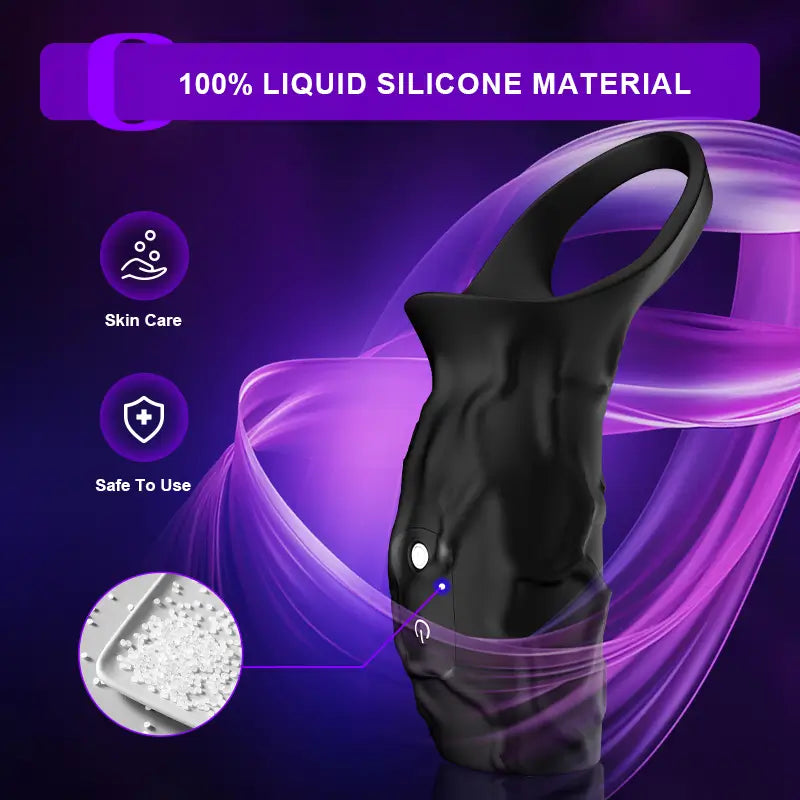 PR11: Cock Ring Sleeve with 10 Vibration Modes