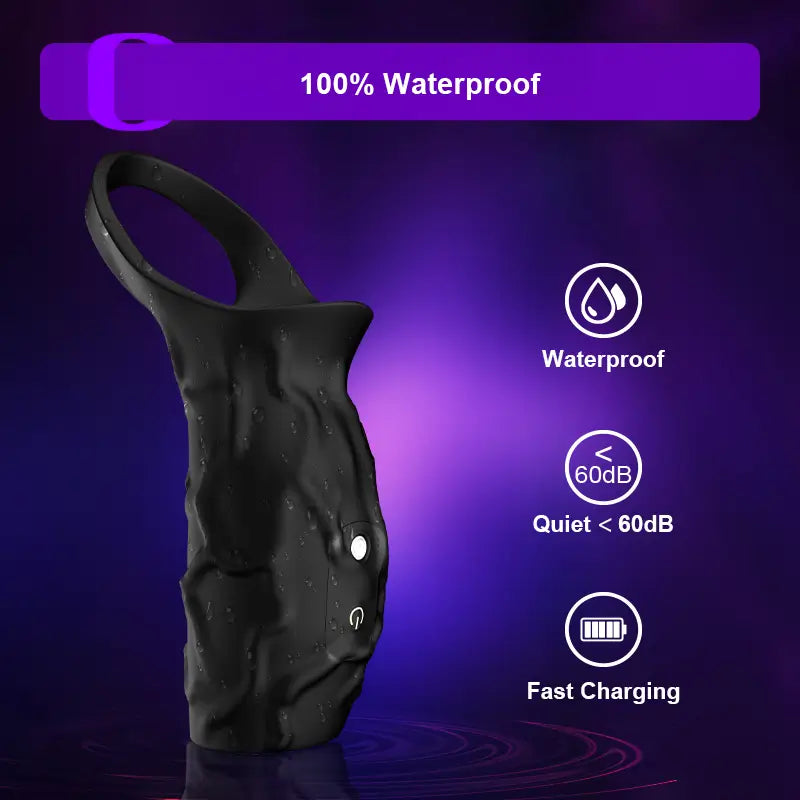 PR11: Cock Ring Sleeve with 10 Vibration Modes