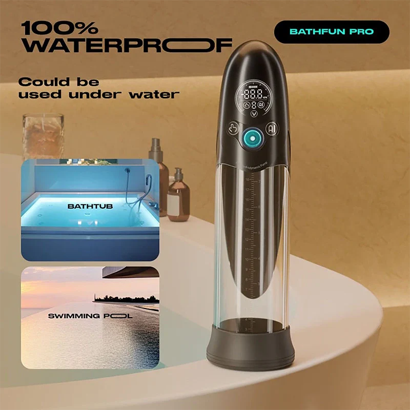 Bathfun Pro: Smart Fully Waterproof Penis Pump