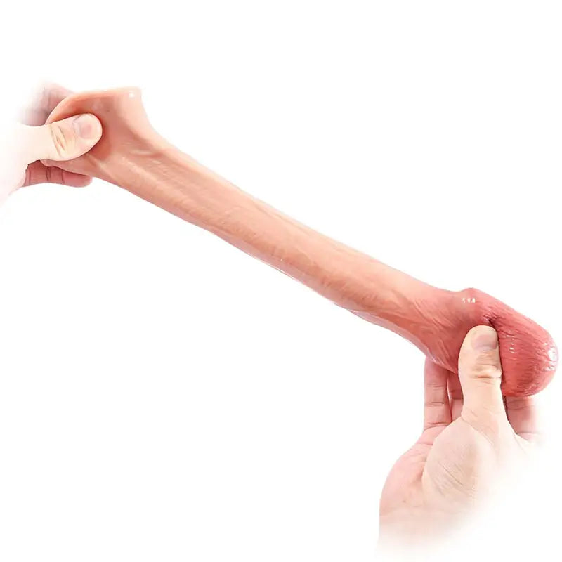 6.77" x 2" Realistic Big Glans Girthy Penis Sleeve