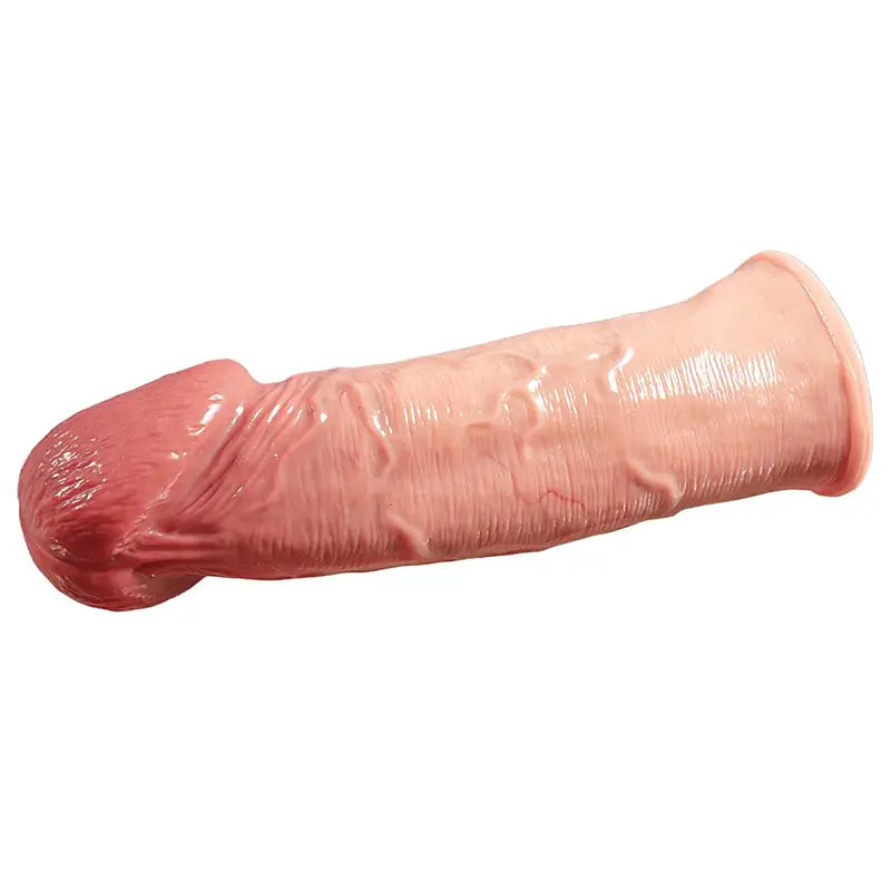 6.77" x 2" Realistic Big Glans Girthy Penis Sleeve