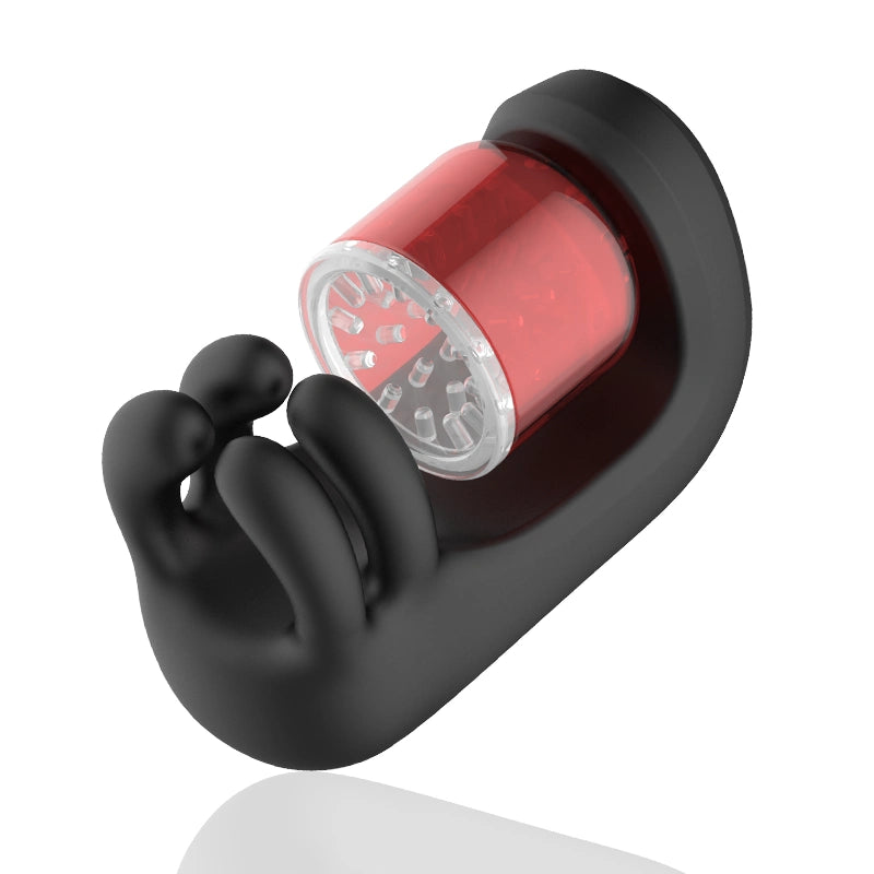 XG10: Bite & Rotation & Vibration Glans Trainer Masturbator