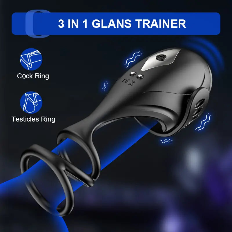 XG5: App Control 3 In 1 Masturbator Trainer Penis Ring