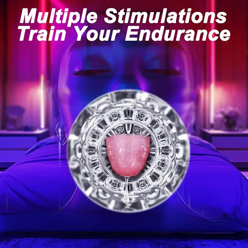 XG18 Plus: Blowjob 10 Licking Thrusting Modes Glans Training Stimulator