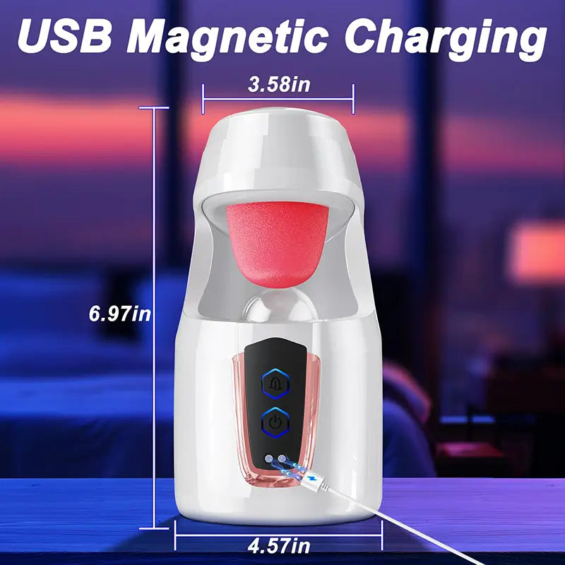 XG18 Plus: Blowjob 10 Licking Thrusting Modes Glans Training Stimulator