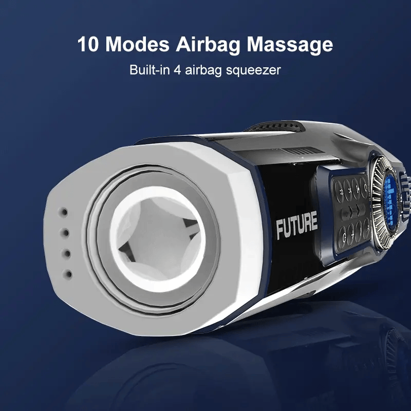 Leten Future 708 Male Masturbator with 10 Modes Airbag Massage for Intense Sensations