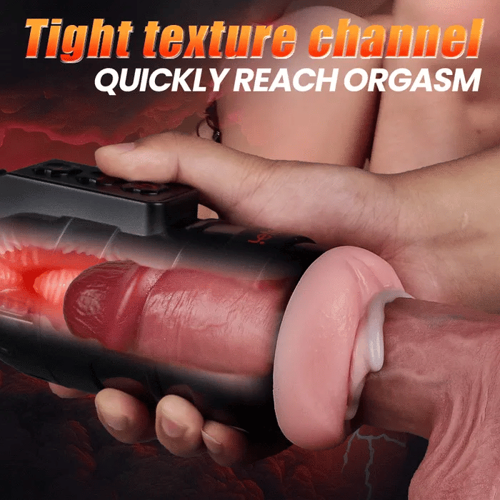Leten Powerful Blasting: 10 Vibrating Male Masturbator APP Control