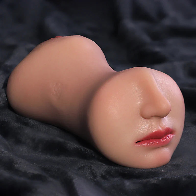 Emma: 2.3LB 3 in 1 Sexy Silicone Mouth Pocket Pussy