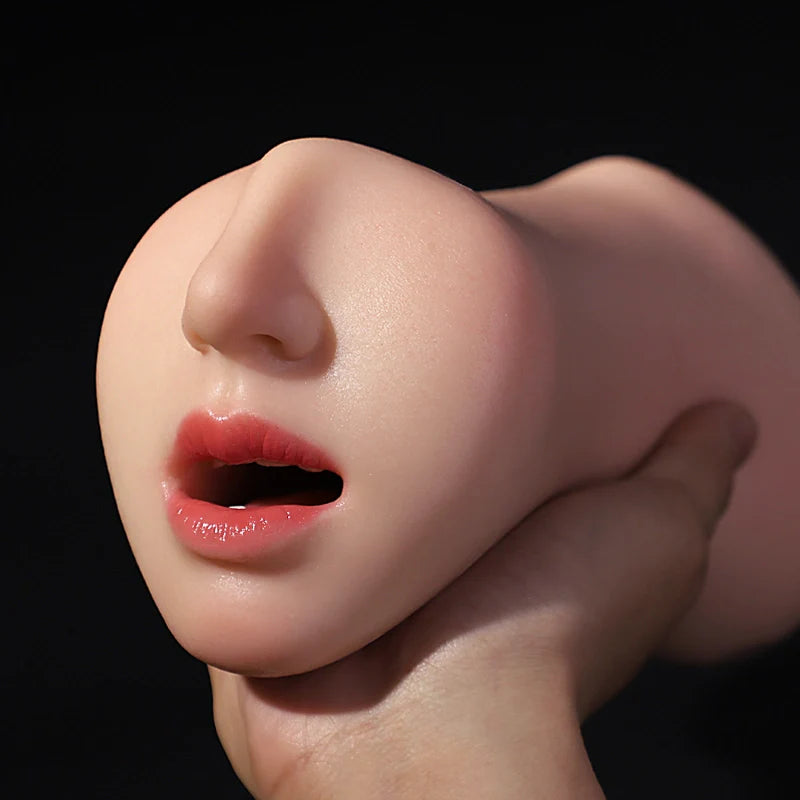 Emma: 2.3LB 3 in 1 Sexy Silicone Mouth Pocket Pussy