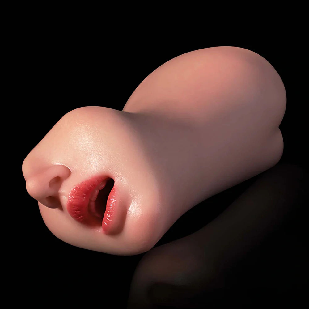 Emma: 2.3LB 3 in 1 Sexy Silicone Mouth Pocket Pussy