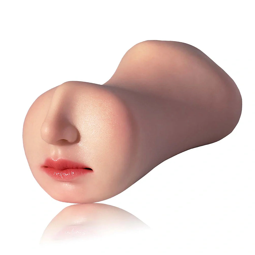 Emma: 2.3LB 3 in 1 Sexy Silicone Mouth Pocket Pussy