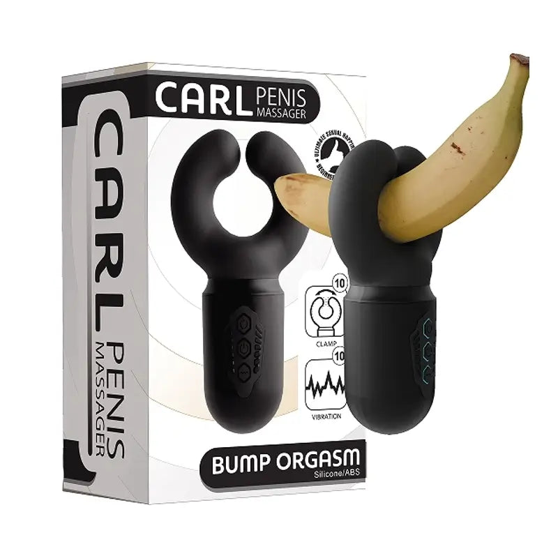 XG19: Waterproof Penis Glans Stimulator with 10 Clipping Vibrating