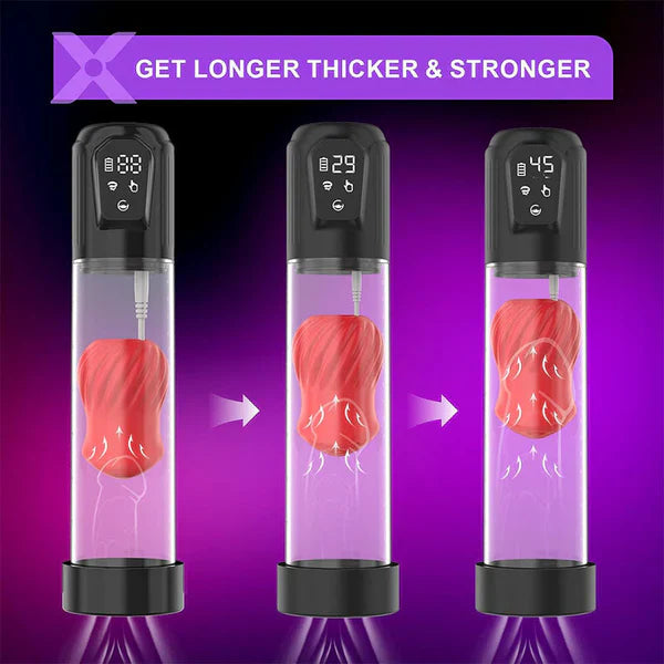 XP4 Plus: 7 Vibrating & 5 Sucking Penis Pump Extender