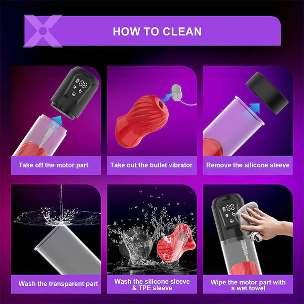 XP4 Plus: 7 Vibrating & 5 Sucking Penis Pump Extender