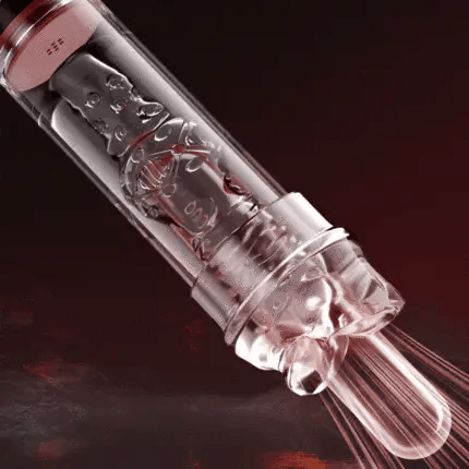 XP13: Vibrating & Sucking Penis Pump 2 In 1 Masturbator