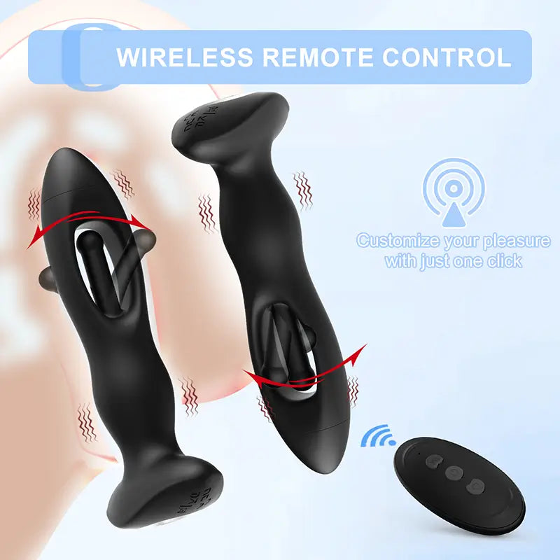 PM4: Remote Control Prostate Massager Anal Plug Toy