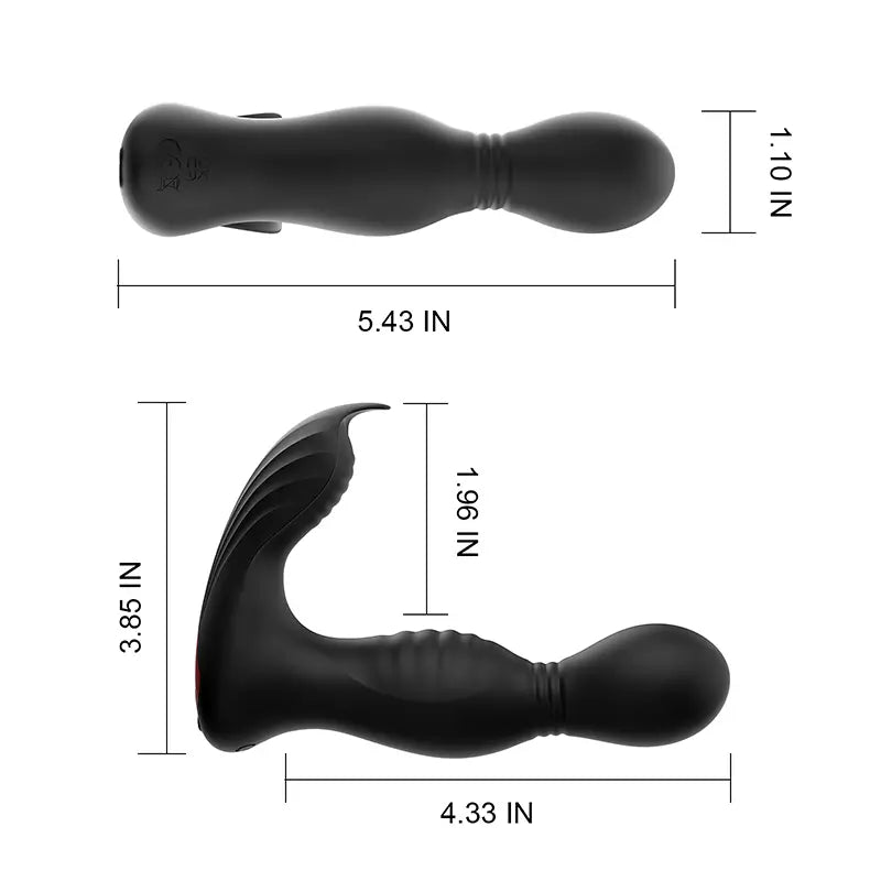 PM8: Prostate Massager Butt Plug Licking Vibrator