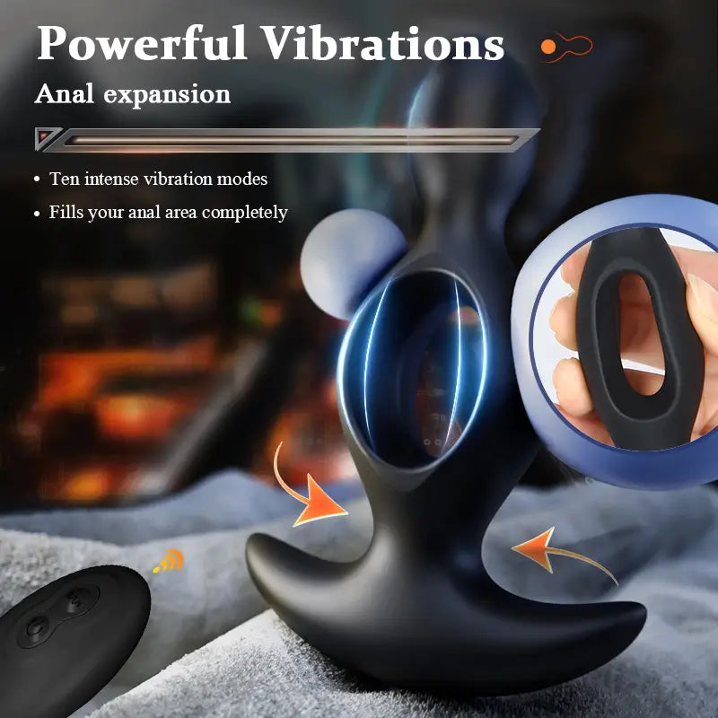 PM12: Prostate Massager for Beginners with 10 Vibrating Modes