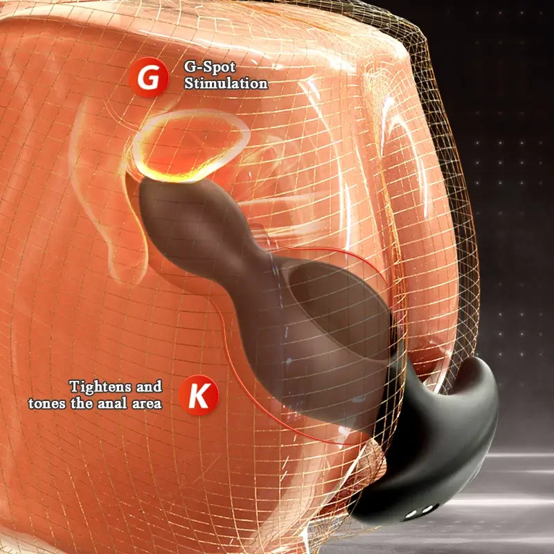 PM12: Prostate Massager for Beginners with 10 Vibrating Modes