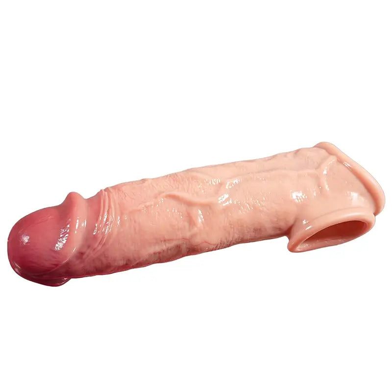 7.3" x 1.77" Silicone Realistic Penis Extension
