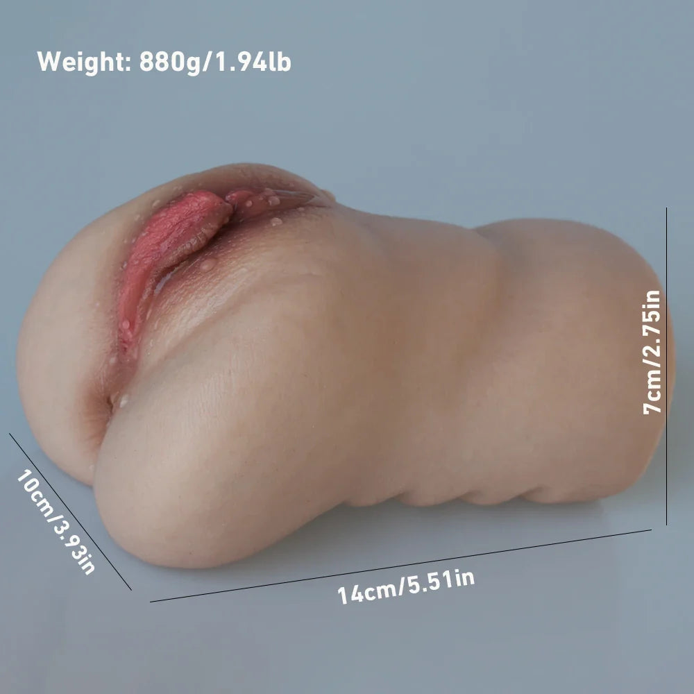 Eva: 1.94LB Hyper Realistic Silicone Pocket Pussy