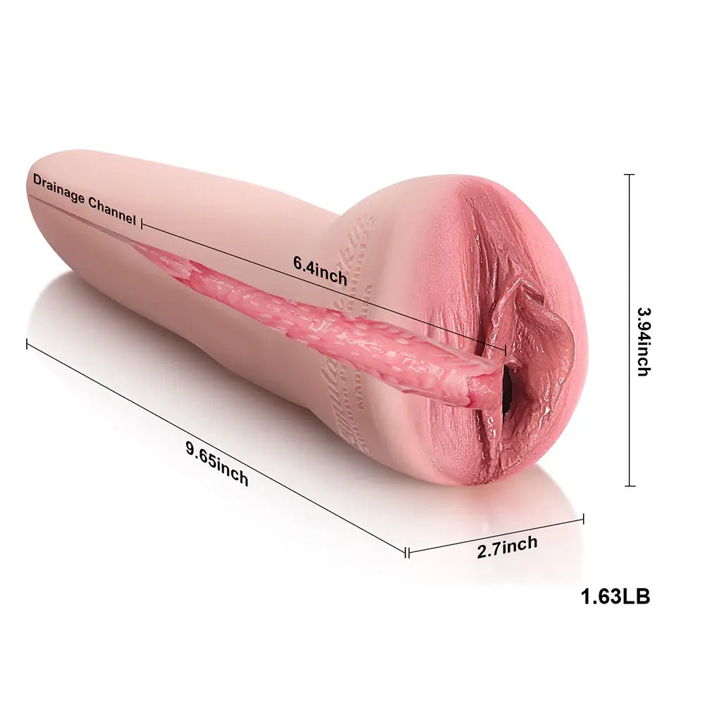 Luxe: 1.63LB Realistic Silicone Vagina