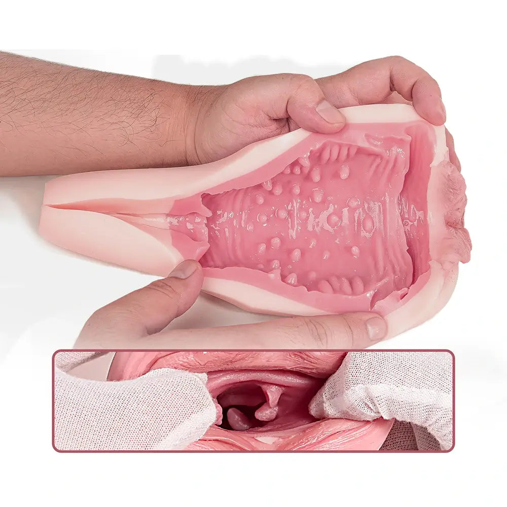 Luxe: 1.63LB Realistic Silicone Vagina