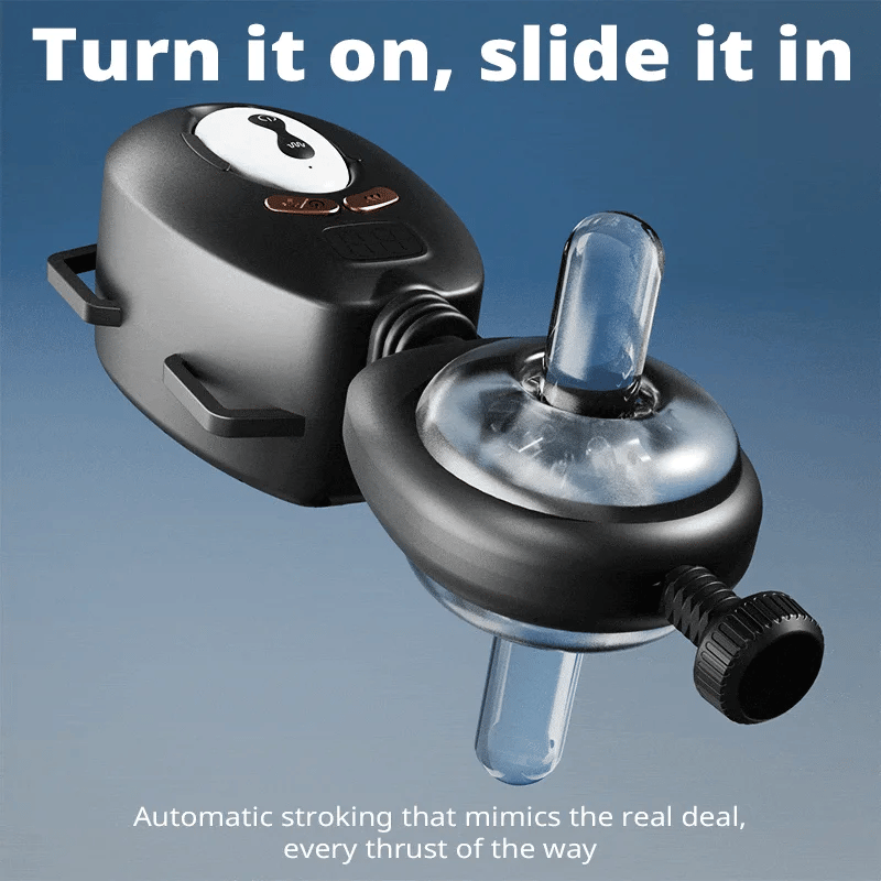 XT11: Strap-on Vibrating Stroker Remote Control Hands Free Masturbator