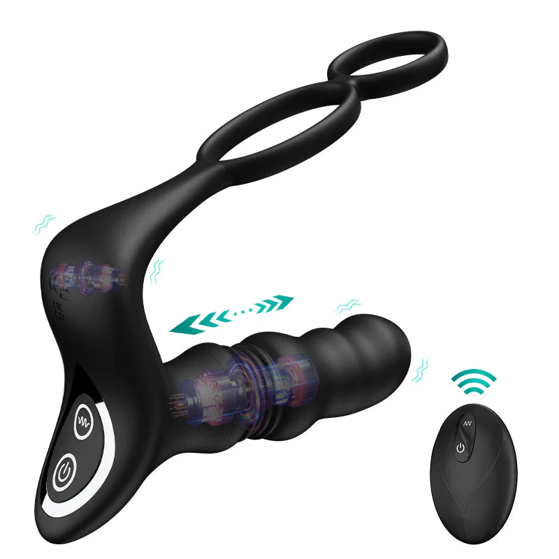 PM9: Wearable Remote Control Prostate Massager With 9 Thrusting & Vibrating Modes