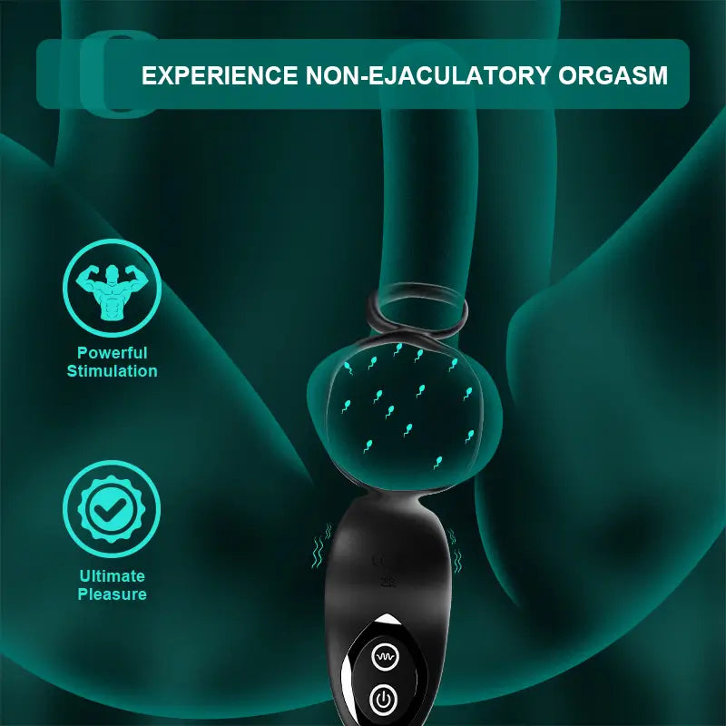 PM9: Wearable Remote Control Prostate Massager With 9 Thrusting & Vibrating Modes