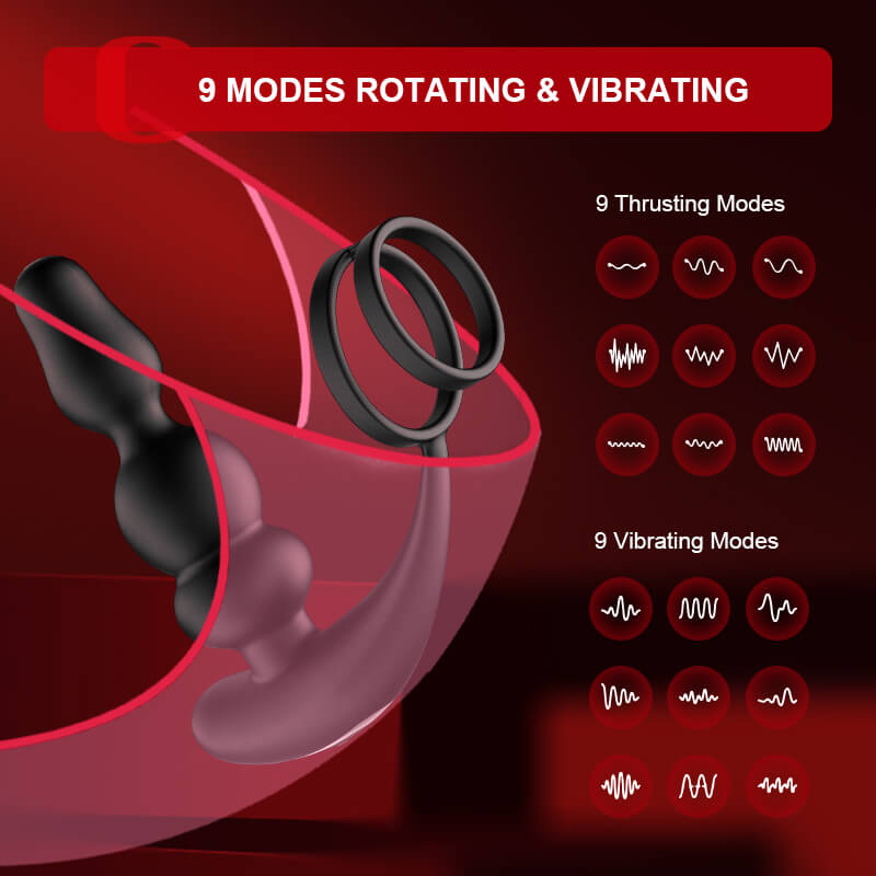 PM14: Wearable Vibrating & Rotating Prostate Massager