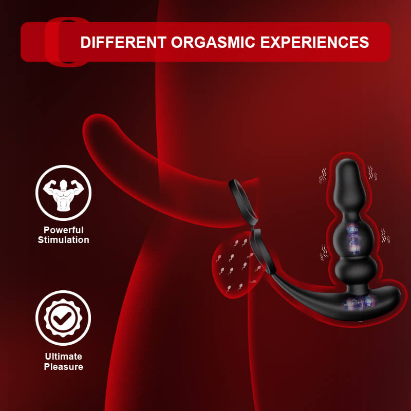 PM14: Wearable Vibrating & Rotating Prostate Massager