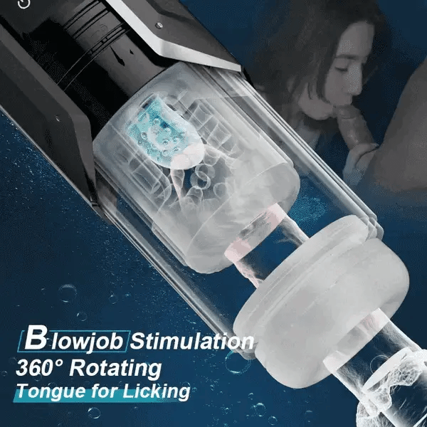 XT20: Sucking Vibrating Thrusting Rotating Stroker 100% Waterproof