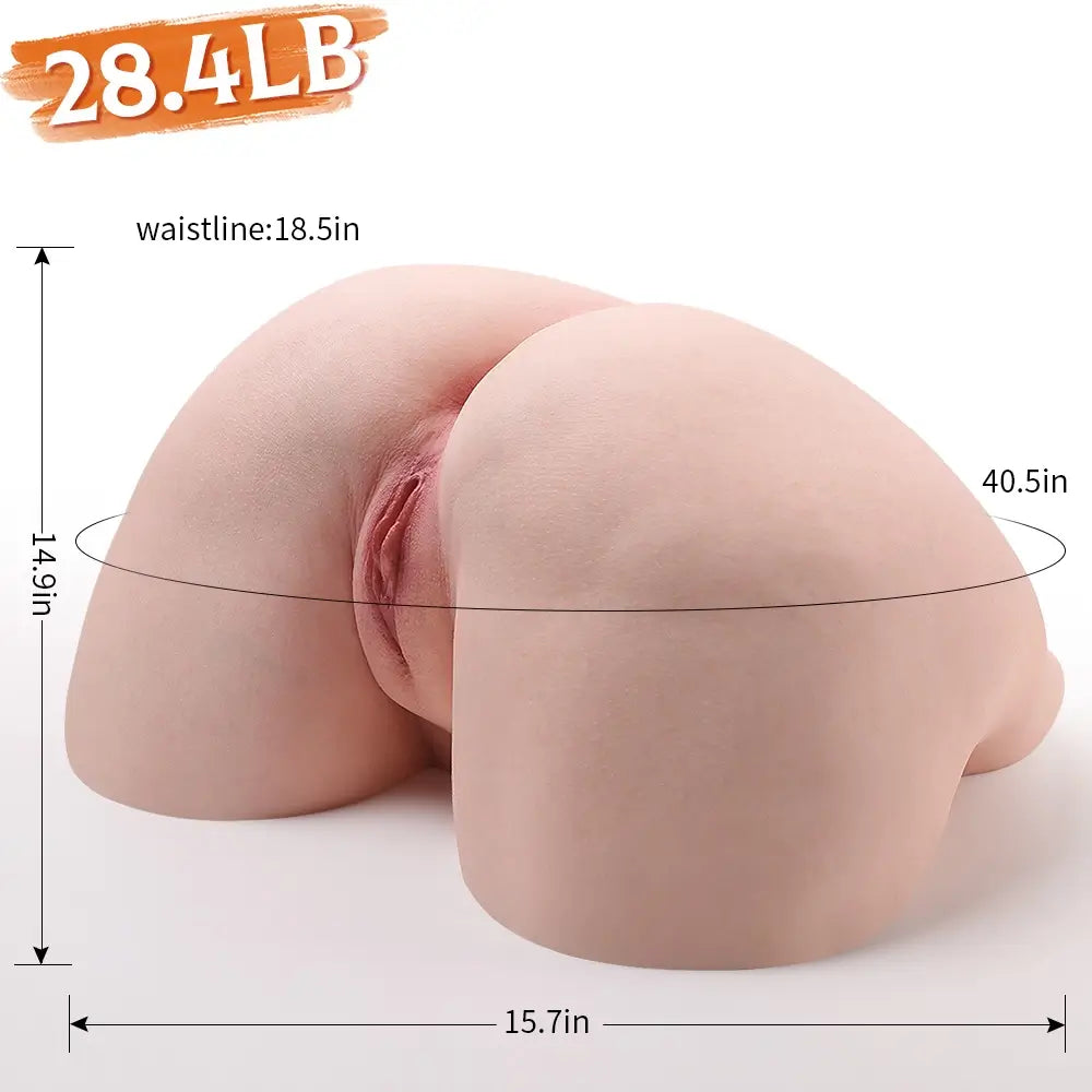 Linda: 28.4LB Soft Liquid Full Silicone Ass Masturbator