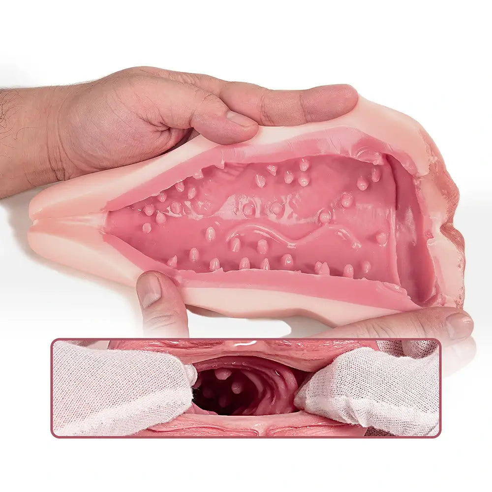 Grace: 1.63LB Ultra Realistic Silicone Pocket Pussy