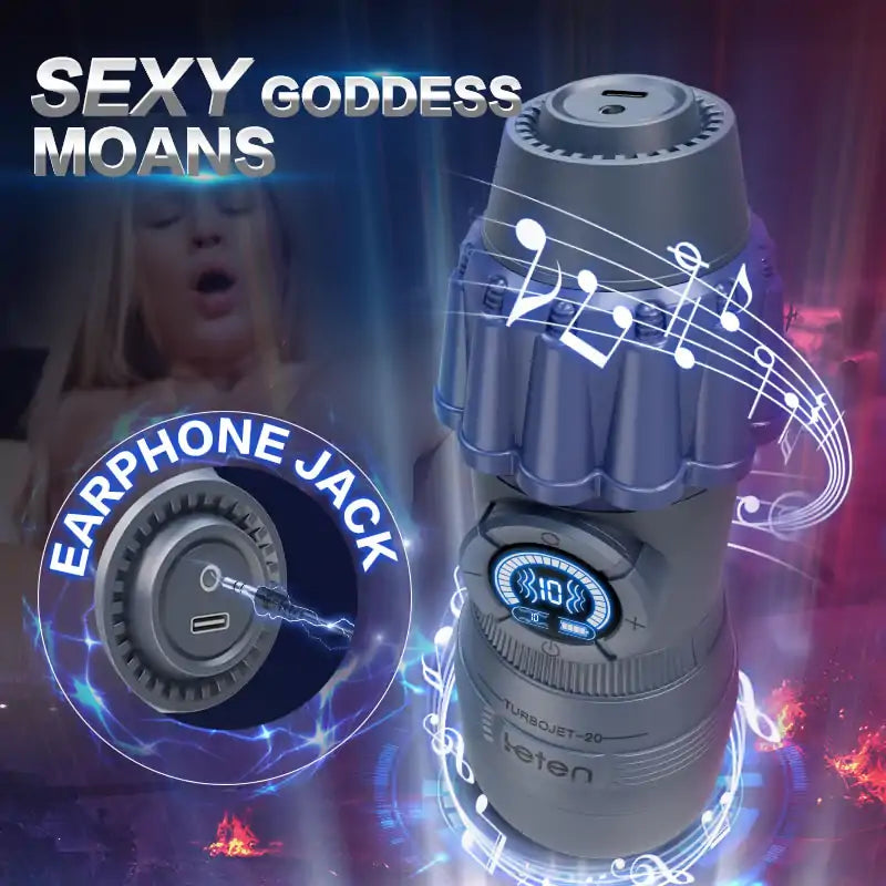 Leten TurboJet: 10 Modes Sucking Toy For Men