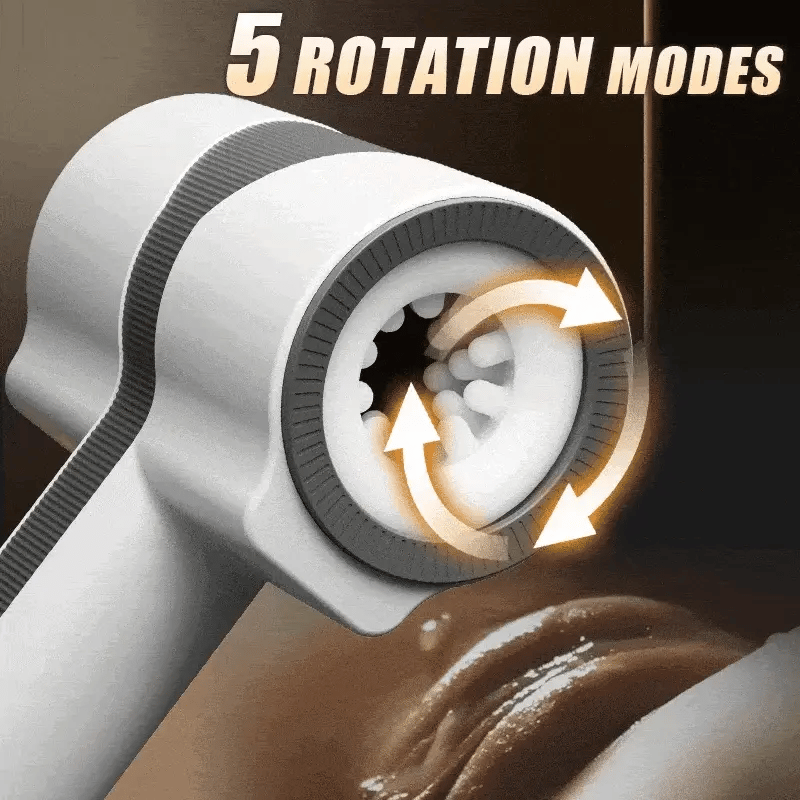 XR17: Auto 5 Telescopic Rotation 7 Vibrating Modes Male Masturbator Cup