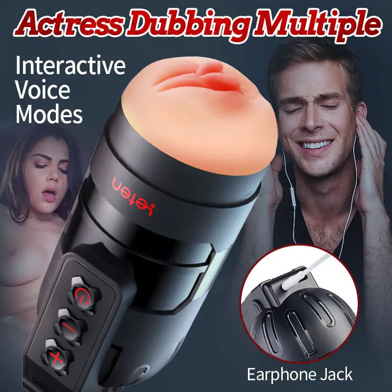 Leten Powerful Blasting: 10 Vibrating Male Masturbator APP Control
