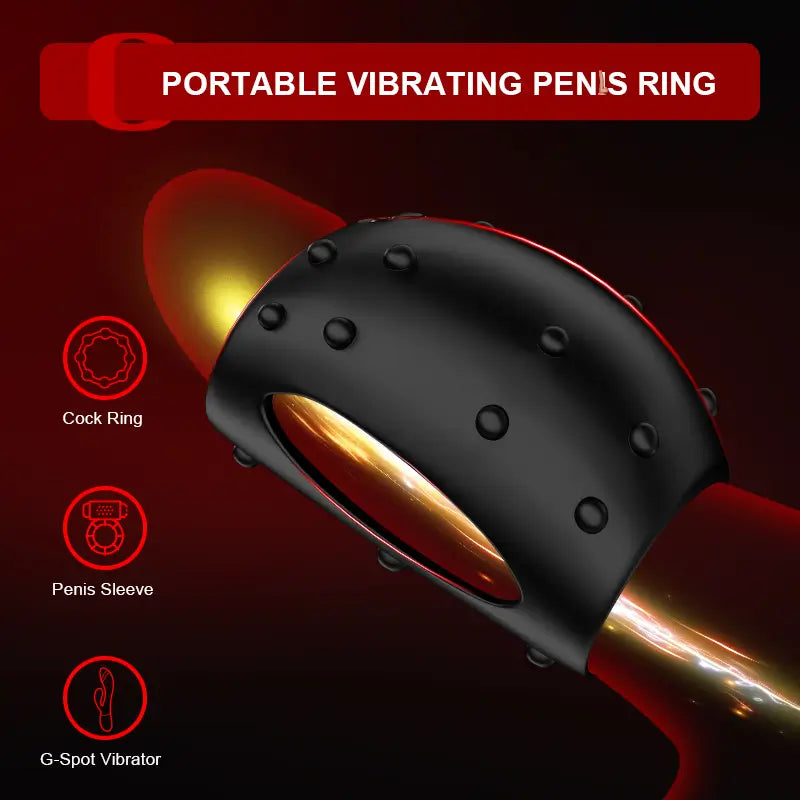 PR2: Wearable 10 Vibrating Ring for Penis
